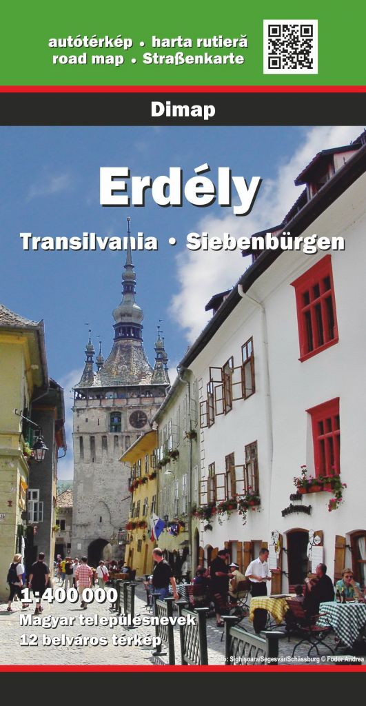 Erdély autótérkép