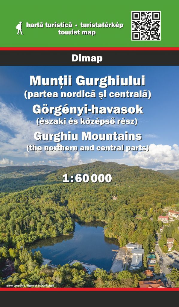Gurghiu Mountains map (northern and central parts)