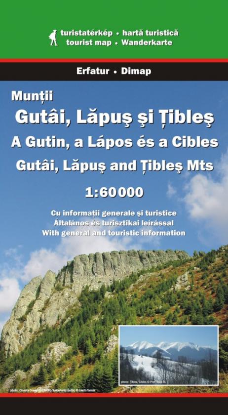 Gutin-, Lápos- és Cibles-hegységek térképe