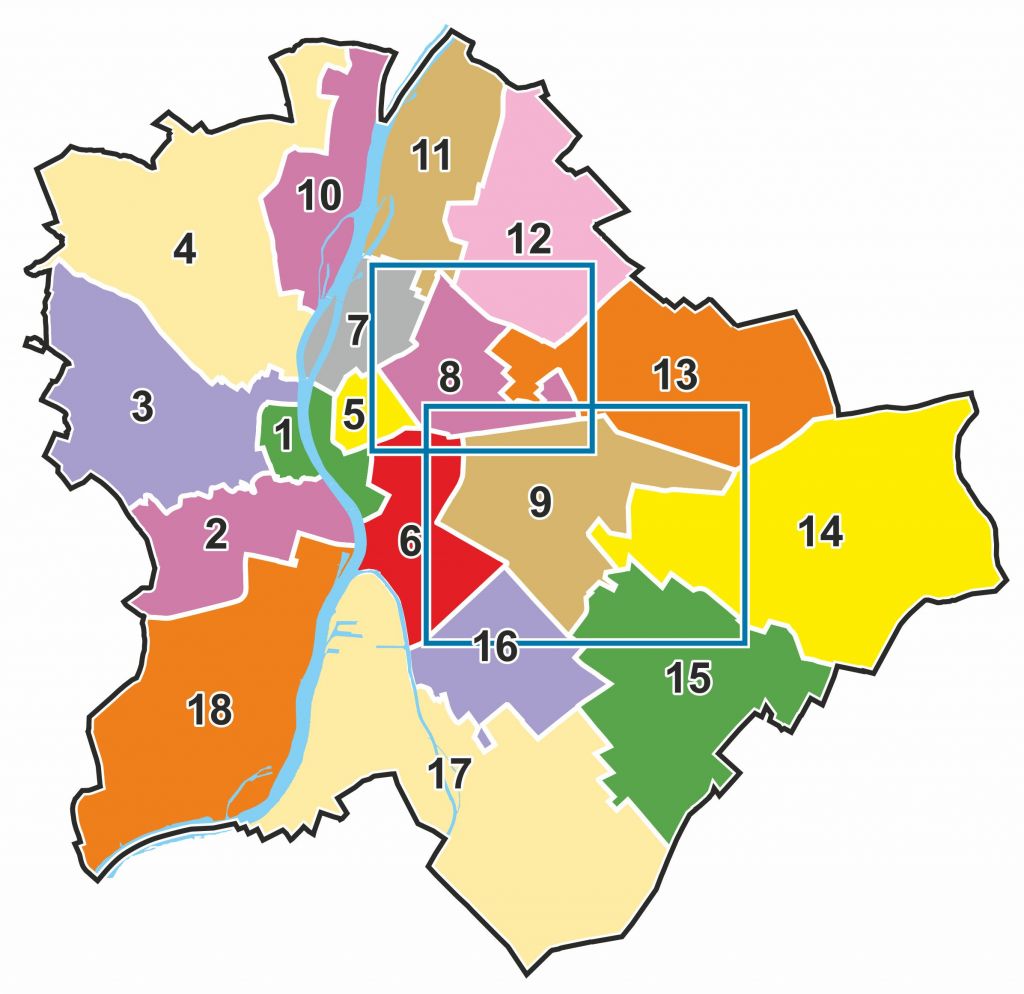 Országgyűlési egyéni választókerületek - Budapest